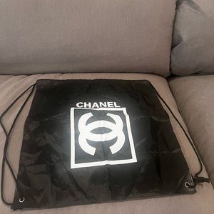 Chanel draw string backpack